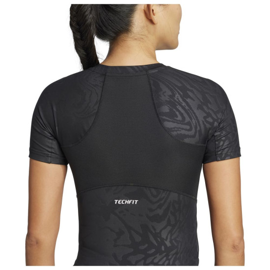 Adidas Γυναικεία κοντομάνικη μπλούζα Techfit Printed Tee Adidas Γυναικεία κοντομάνικη μπλούζα Techfit Printed Tee